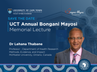 UCT Bongani Mayosi Memorial Lecture 2026